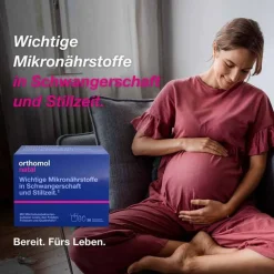 Orthomol Schwangerschaft|Nahrungsergänzung-Natal 30 Beutel Granulat / Kapseln Kombipackung, 1 St