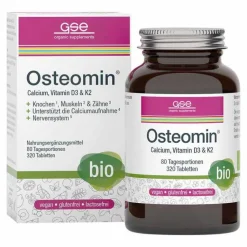 GSE Vitamin K|Calcium-Osteomin Bio Calcium Vitamin D3 & K2 Tabletten, 120 St