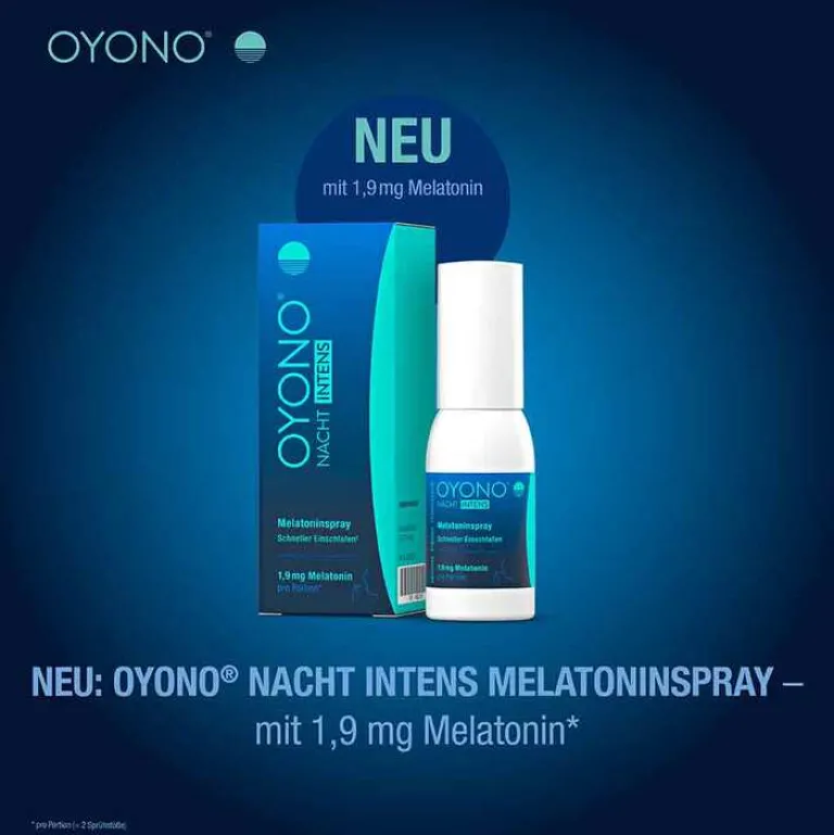 Oyono Melatonin Spray-Nacht Intens Melatoninspray, 30 ml
