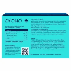 Oyono Melatonin Tabletten-Nacht Intens Tabletten, 60 St