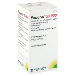 Pangrol Verdauung-25000 Hartkapseln mit magensaftresistent überzogene Pell., 50 St