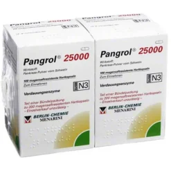 Pangrol Verdauung-25000 Hartkapseln mit magensaftresistent überzogene Pell., 200 St