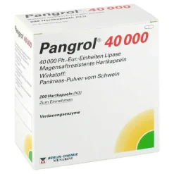 Pangrol 40000 magensaftresistente Kapseln, 200 St- Verdauung