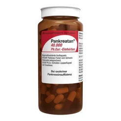 40.000 Ph.Eur.-Einheiten magensaftresistent Hartkapseln , 100 St^Pankreatan Best