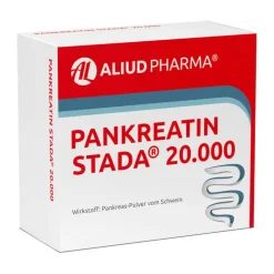 Aliud Pharma Verdauung-Pankreatin STADA 20.000 magensaftresistent Hartkapseln, 50 St