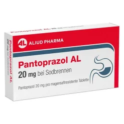 Aliud Pharma Pantoprazol AL 20 mg bei Sodbrennen, 14 St- Sodbrennen Medikamente|Pantoprazol