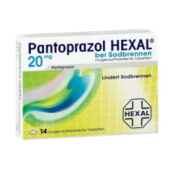 Pantoprazol b.Sodbrennen magensaftresistent Tabletten, 14 St^Hexal