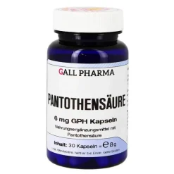 Pantothensäure 6 mg GPH Kapseln, 30 St^Hecht Pharma Clearance