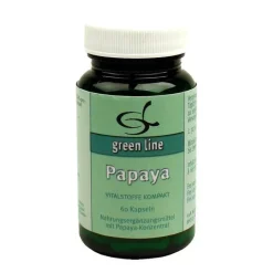 Green line Nutritheke Papaya Kapseln - green line, 60 St- Enzyme|Enzyme