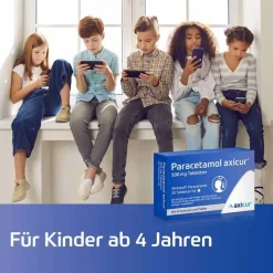 axicur Paracetamol ® 500 mg Tabletten , 20 St- Zahnschmerztabletten|Regelschmerzen Tabletten