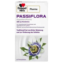 DoppelherzPharma Beruhigungsmittel-Passiflora 425 mg Filmtabletten, 30 St