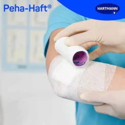 Peha-haft ® Kohäsive Fixierbinde latexfrei 6 cm x 4 m, 1 St- Haft- & Fixierbinden