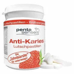 Penta-Sense Anti-Karies Lutschpastillen Erdbeere, 30 St- Sonstige Zahnpflegeprodukte