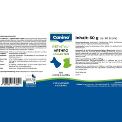 Canina Petvital Arthro Tabs vet. (für Tiere), 60 St- Bewegungsapparat|Bewegungsapparat