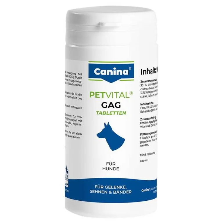 Canina Aufbau & Leistungssteigerung-Petvital Gag Tabletten für Hunde, 90 St