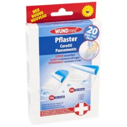 WUNDmed Pflaster extrem wasserfest 2 Größen, 20 St- Spezialpflaster