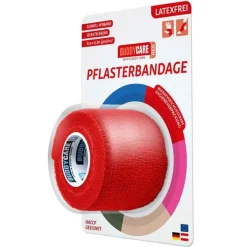 Pflasterbandage latexfrei Med rot, 1 St^Buddycare Outlet