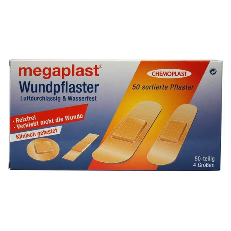Chemoplast Pflastersortimente-Pflastersortiment 4fach sort, 50 St
