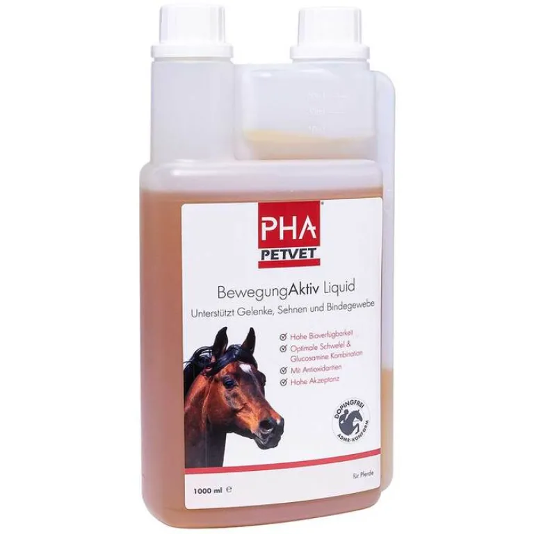 PHA Pferde-Bewegungaktiv Liquid für Pferde, 1000 ml
