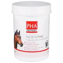 PHA Huf & Fellvital für Pferde Pulver, 750 g- Pferde
