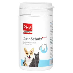 PhA Ohren, Augen & Zähne|Ohren, Augen & Zähne-Zahnschutz Plus Pulver für Hunde / Katzen, 60 g