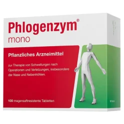 Phlogenzym Schnupfen & Nasennebenhöhlen-® mono magensaftresistente Tabletten, 100 St