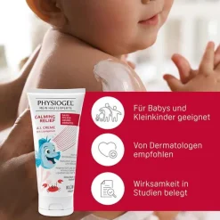 Physiogel Calming Relief A.I.Creme Kids-Edition, 100 ml-Kinder Haut- & Haarpflege|Neurodermitis Basispflege
