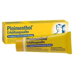 ® Erkältungssalbe Eucalyptusöl Kiefernnadelöl Menthol, 20 g^Pinimenthol New