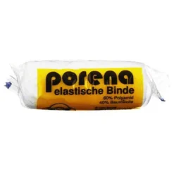 Erena Porena elastische Mullbinde binde 8cm Cello weiß, 1 St- Mullbinden