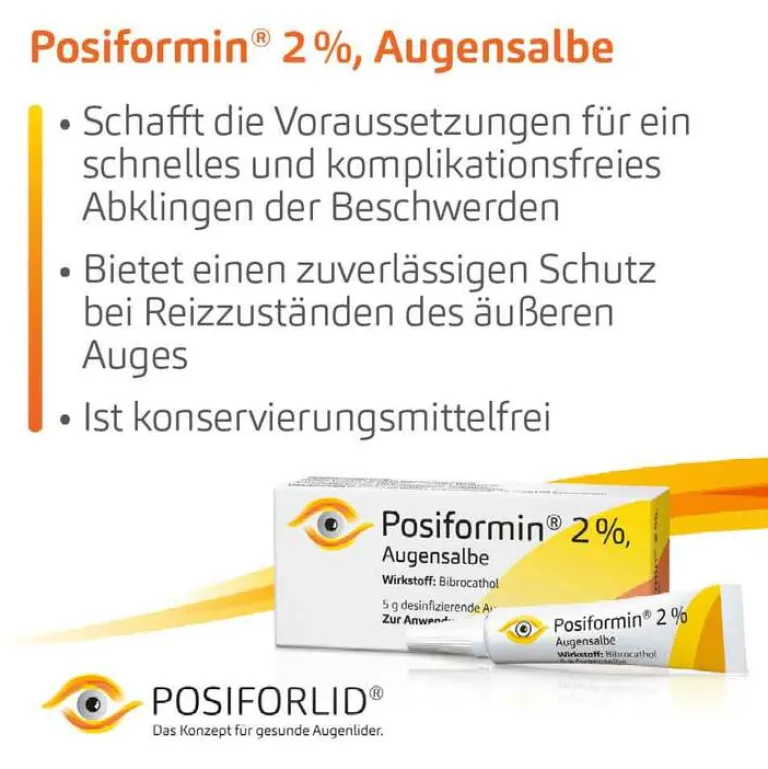 Posiformin® 2%, Augensalbe, 5 g^Posiforlid Clearance