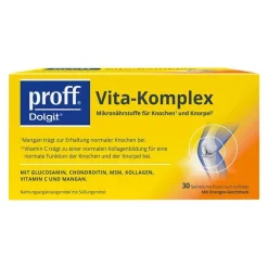 Dr. Theiss Kollagen|Glucosamin-Chondroitin-Proff Dolgit Vita-Komplex Pulver, 30X12 g