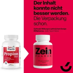 Zein Pharma Propionsäure 500 mg Kapseln, 120 St- Verdauung