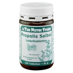 The Nutri Store Husten & Halsbonbons-Propolis Salbei Lutschtabletten, 150 St