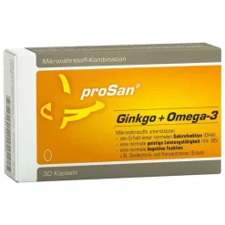 Ginkgo + Omega-3 Kapseln, 30 St^Prosan Clearance