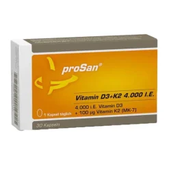 Prosan Vitamin D3 + K2 4.000 I.E. Kapseln, 30 St- Vitamin D (Colecalciferol)