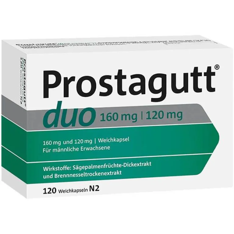 Prostagutt duo 160 mg/120 mg Weichkapseln, 120 St- Prostata Medikamente