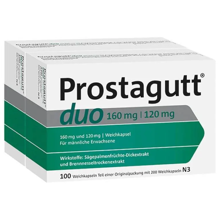 Prostagutt Prostata Medikamente-duo 160 mg/120 mg Weichkapseln, 200 St
