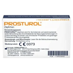 Prosturol Zäpfchen, 10 St- Prostata Medikamente