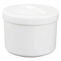 Für Zahnprothesen-Prothesenbehälter weiß mit Deckel und Einsatz, 1 St