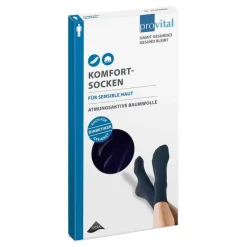 Provital Stütz- Und Reisestrümpfe-Komfortsocken men Größe 39 - 42 marine, 2 St