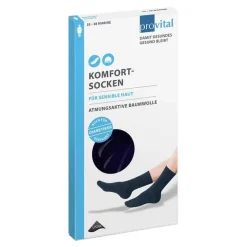 Provital Stütz- Und Reisestrümpfe-Komfortsocken women Größe 35 - 38 marine, 2 St
