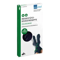 Provital Stütz- Und Reisestrümpfe-Reisekniestrümpfe Größe 39 - 42 schwarz, 2 St