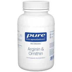 Pure Encapsulations Muskulatur|Aminosäuren-Arginin + Ornithin Kapseln, 90 St