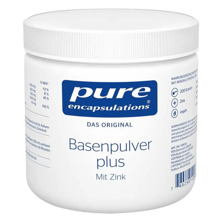 Pure Encapsulations Basenpulver plus , 200 g- Säure-Basenhaushalt