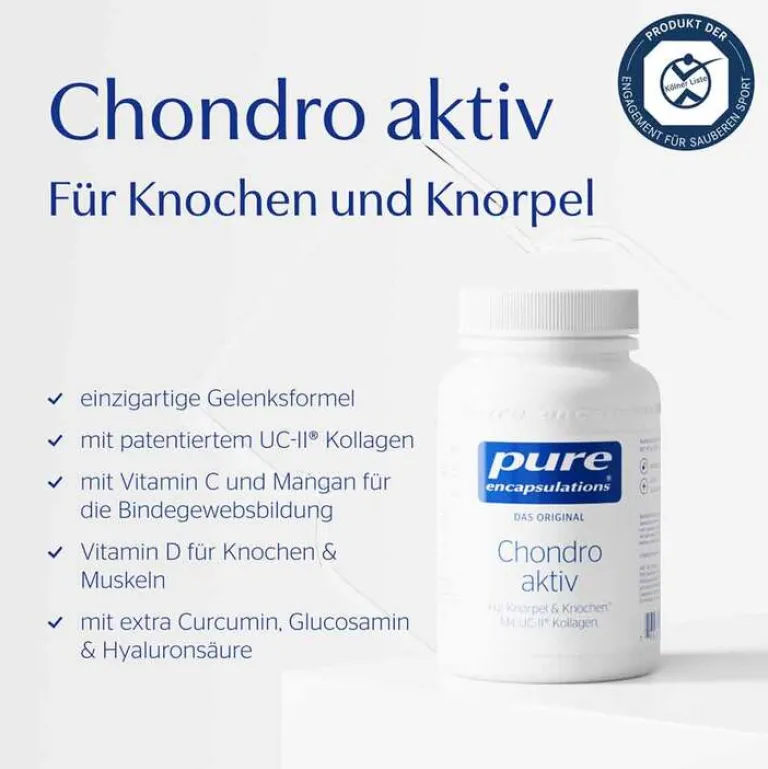 Pure Encapsulations Glucosamin-Chondroitin-Chondro aktiv Kapseln, 60 St