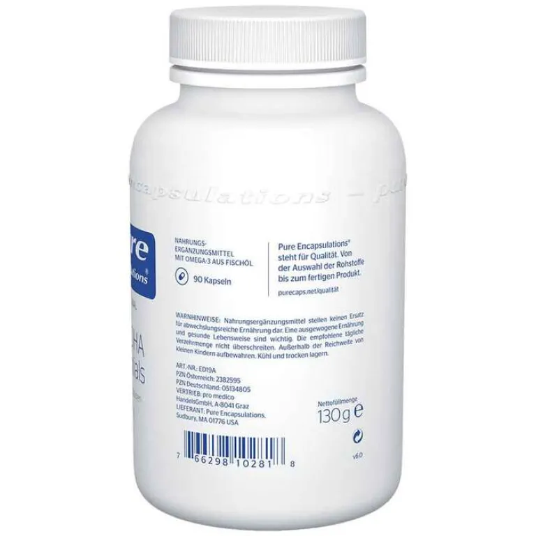Pure Encapsulations EPA/DHA essentials 1000 mg Kapseln, 90 St- Omega 3 Kapseln