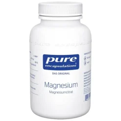 Pure Encapsulations Magnesium|Muskulatur-Magnesium Magnesiumcitrat Kapseln, 90 St