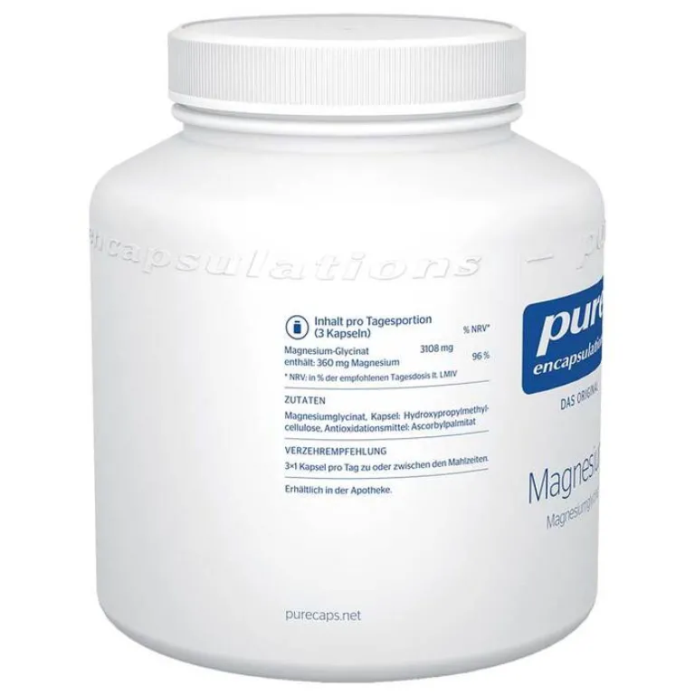 Magnesium Magnesiumglycinat Kapseln, 180 St^Pure Encapsulations Outlet