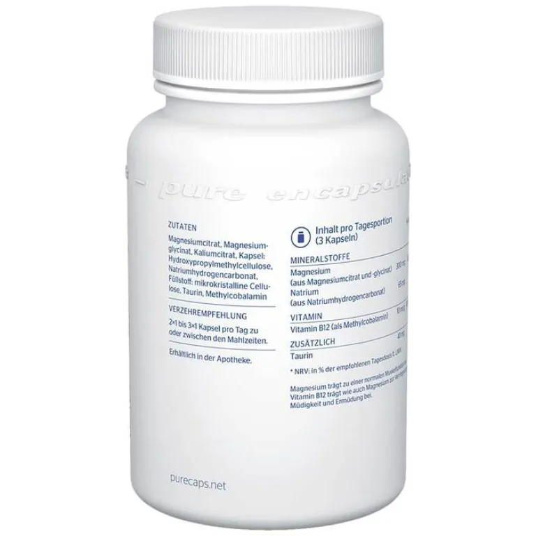 Pure Encapsulations Muskulatur-Magnesium Energy Kapseln, 60 St