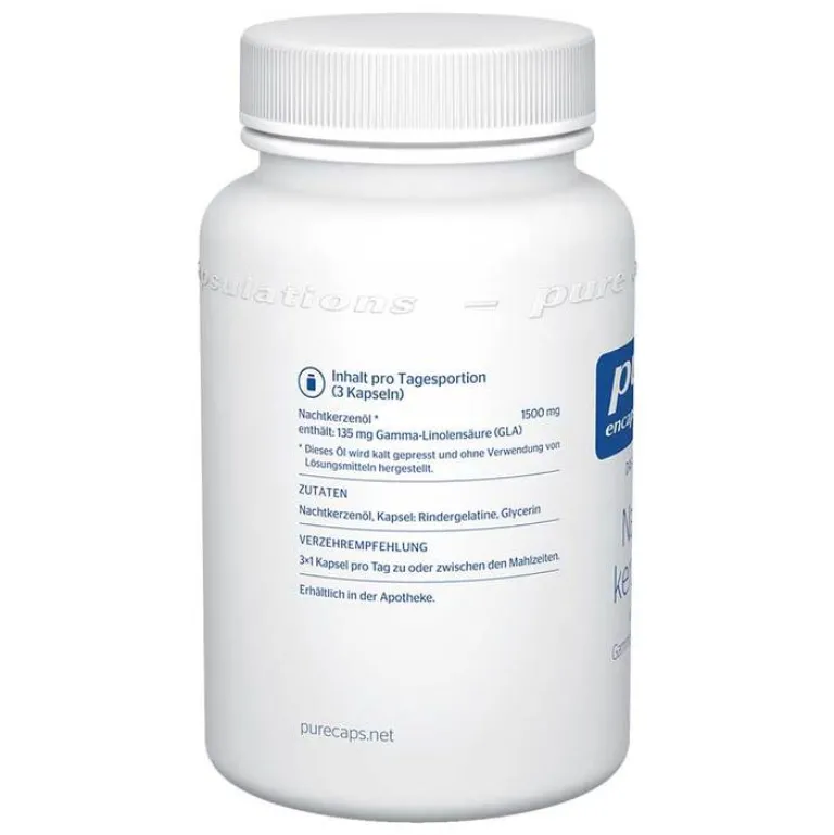 Pure Encapsulations Nachtkerzenöl Kapseln, 100 St- Omega 3 Kapseln|Nachtkerzenöl